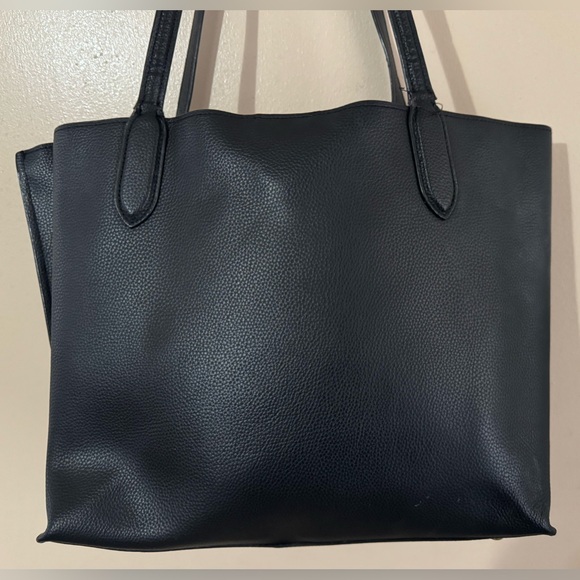 Coach Willow Work C689 Black Pebbled Leather Large Tote Bag READ - Picture 8 of 13